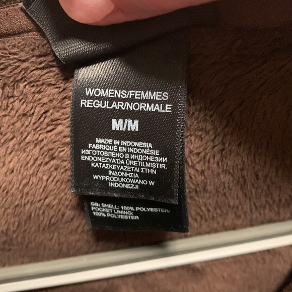 The North Face chocolate brown jacket. - Picture 3 of 5